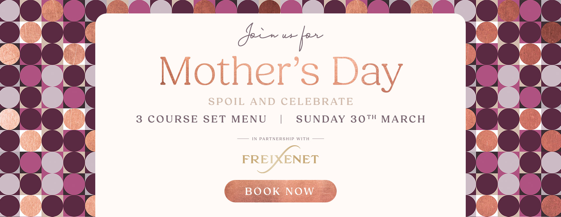 Mother’s Day menu/meal in Reading